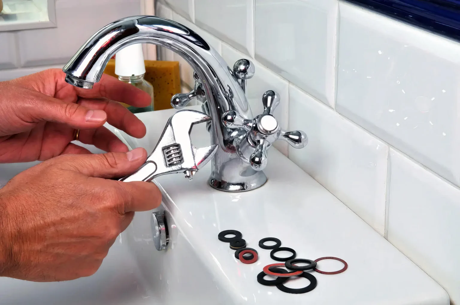 Bathroom faucet repair and fixture replacement in Brentwood, California